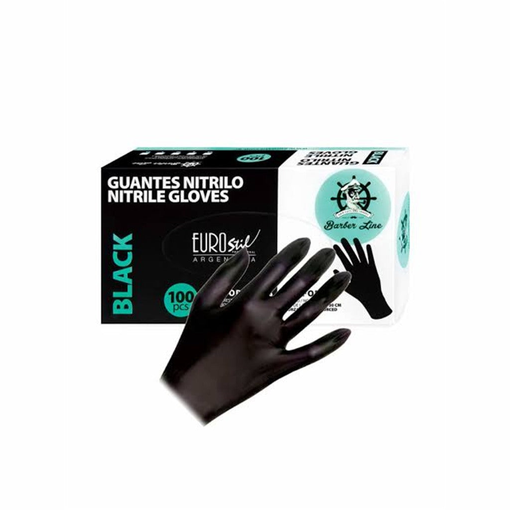 Guantes Nitrilo Black - Barber Line
