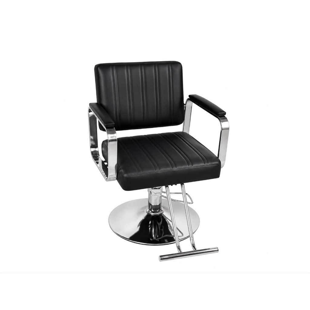 Sillón Dakota profesional de peluquería / barbería - Base Cromada