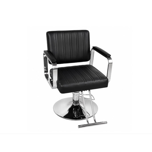 Sillón Dakota profesional de peluquería / barbería - Base Cromada